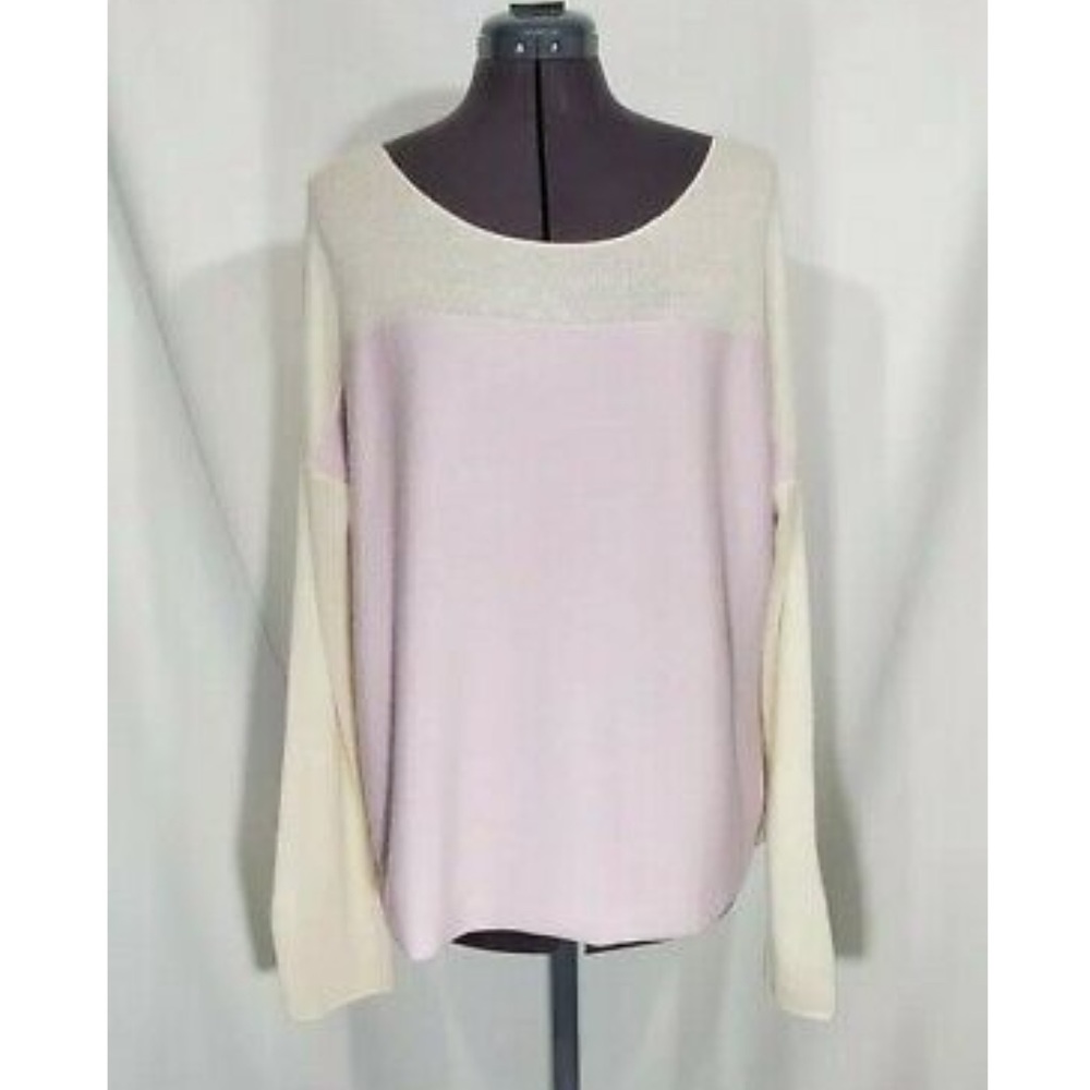 Vince colorblock cashmere sweater